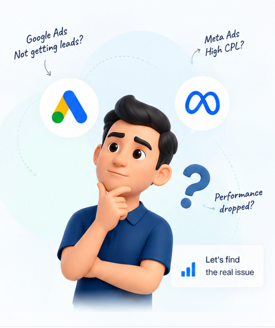 NEO free Google Ads and Meta Ads performance analyzer for diagnosing ad performance issues